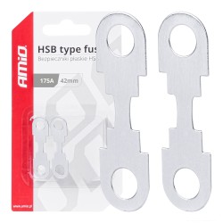 Amio - ΑΣΦΑΛΕΙΕΣ FLAT 42mm 175A - 2 Τεμ. (03505/AM)