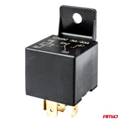 Amio - ΡΕΛΕ 12V 40A 5 ΕΠΑΦΩΝ ΓΙΑ ΑΥΤΟΜΑΤΑ ΦΩΤΑ ΗΜΕΡΑΣ/ΣΥΝΑΓΕΡΜΟ ΑΥΤΟΚΙΝΗΤΟΥ/ΚΛΕΙΔΑΡΙΑ ΑΝΑΦΛΕΞΗΣ - 1 TEM. (03509/AM)