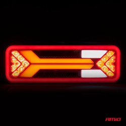 Amio - ΦΑΝΑΡΙ ΤΡΕΙΛΕΡ / ΦΟΡΤΗΓΟΥ ΠΙΣΩ 10-30V DYNAMIC LED 5 ΧΡΗΣΕΩΝ ΑΡΙΣΤΕΡΟ 305x140x35 mm RCL-09-L - 1 ΤΕΜ. (03575/AM)