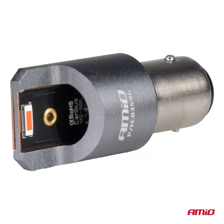 ΛΑΜΠΑΚΙΑ P21/5W BAY15d 12/24V 6.000K 2xSMD LED FULL CAN-BUS ΚΟΚΚΙΝΟ PRO SERIES AMIO - 2 Τεμ. ΛΑΜΠΑΚΙΑ P21/5W BAY15d 12/24V 6.000K 2xSMD LED FULL CAN-BUS ΚΟΚΚΙΝΟ PRO SERIES AMIO - 2 Τεμ.