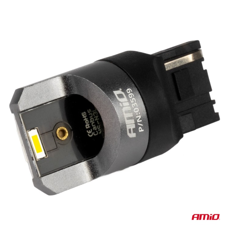 ΛΑΜΠΑΚΙΑ W21W 12/24V 6.000K 2SMD LED FULL CAN-BUS ΛΕΥΚΑ PRO SERIES AMIO - 2 Τεμ. ΛΑΜΠΑΚΙΑ W21W 12/24V 6.000K 2SMD LED FULL CAN-BUS ΛΕΥΚΑ PRO SERIES AMIO - 2 Τεμ.