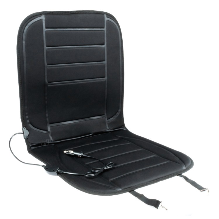 Amio - ΠΛΑΤΟΚΑΘΙΣΜΑ ΘΕΡΜΑΙΝΟΜΕΝΟ 12V 98x50cm ΑΦΡΩΔΕΣ ΥΛΙΚΟ ΚΑΙ ΥΦΑΣΜΑ ΜΑΥΡΟ - 1 ΤΕΜ. (03624/AM)