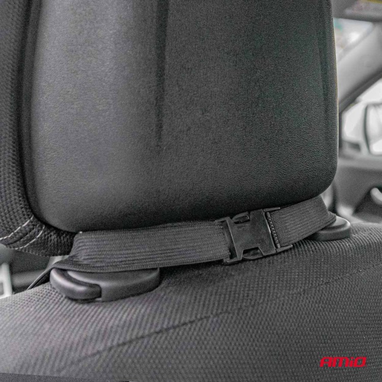 Amio - ΠΛΑΤΟΚΑΘΙΣΜΑ ΘΕΡΜΑΙΝΟΜΕΝΟ 12V 98x50cm ΑΦΡΩΔΕΣ ΥΛΙΚΟ ΚΑΙ ΥΦΑΣΜΑ ΜΑΥΡΟ - 1 ΤΕΜ. (03624/AM)