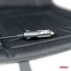 Amio - ΠΛΑΤΟΚΑΘΙΣΜΑ ΘΕΡΜΑΙΝΟΜΕΝΟ 12V 98x50cm ΑΦΡΩΔΕΣ ΥΛΙΚΟ ΚΑΙ ΥΦΑΣΜΑ ΜΑΥΡΟ - 1 ΤΕΜ. (03624/AM)