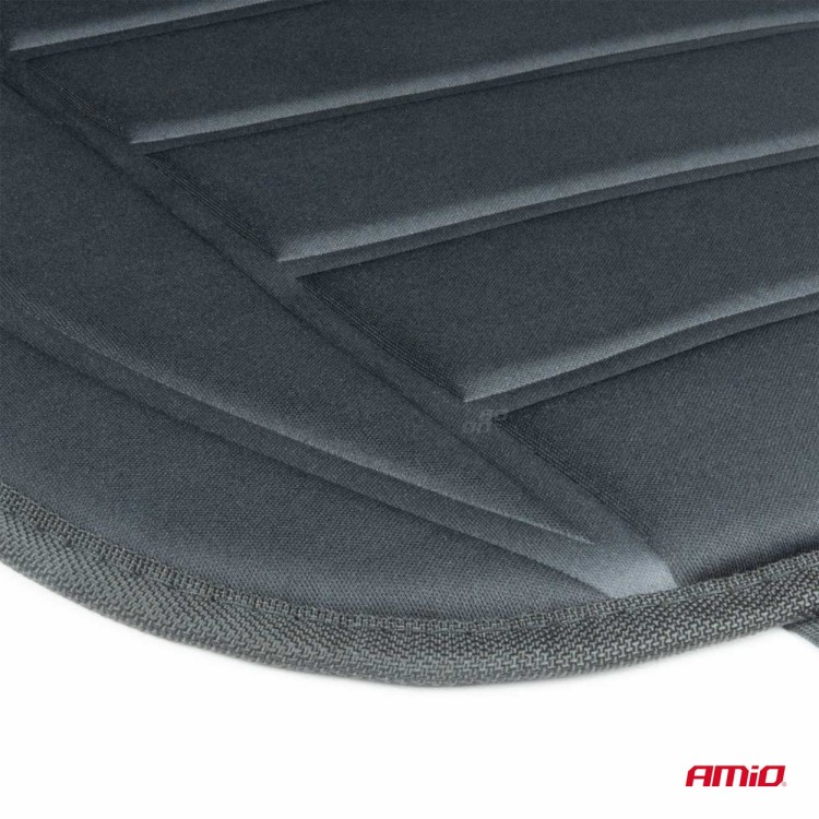 Amio - ΠΛΑΤΟΚΑΘΙΣΜΑ ΘΕΡΜΑΙΝΟΜΕΝΟ 12V 98x50cm ΑΦΡΩΔΕΣ ΥΛΙΚΟ ΚΑΙ ΥΦΑΣΜΑ ΜΑΥΡΟ - 1 ΤΕΜ. (03624/AM)