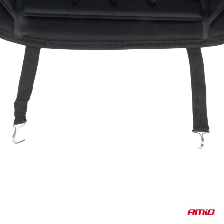 Amio - ΠΛΑΤΟΚΑΘΙΣΜΑ ΘΕΡΜΑΙΝΟΜΕΝΟ 12V 98x50cm ΑΦΡΩΔΕΣ ΥΛΙΚΟ ΚΑΙ ΥΦΑΣΜΑ ΜΑΥΡΟ - 1 ΤΕΜ. (03624/AM)