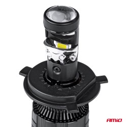 Amio - ΛΑΜΠΕΣ H4 PL-LENS SERIES 9>36V 60W 5.000K 3.800lm LED 2x4575 SMD CAN-BUS ΜΕ ΠΡΟΤΖΕΚΤΟΡΑ - 2 Τεμ. (03667/AM) Amio - ΛΑΜΠΕΣ H4 PL-LENS SERIES 9>36V 60W 5.000K 3.800lm LED 2x4575 SMD CAN-BUS ΜΕ ΠΡΟΤΖΕΚΤΟΡΑ - 2 Τεμ. (03667/AM)