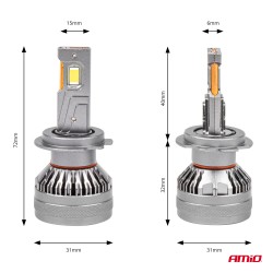 Amio - ΛΑΜΠΕΣ H7 9>48V 6.500K 4.500lm 50W HP SERIES LED CAN-BUS (ΜΕ ΨΥΚΤΡΑ - 2 Τεμ. (03674/AM) Amio - ΛΑΜΠΕΣ H7 9>48V 6.500K 4.500lm 50W HP SERIES LED CAN-BUS (ΜΕ ΨΥΚΤΡΑ - 2 Τεμ. (03674/AM)