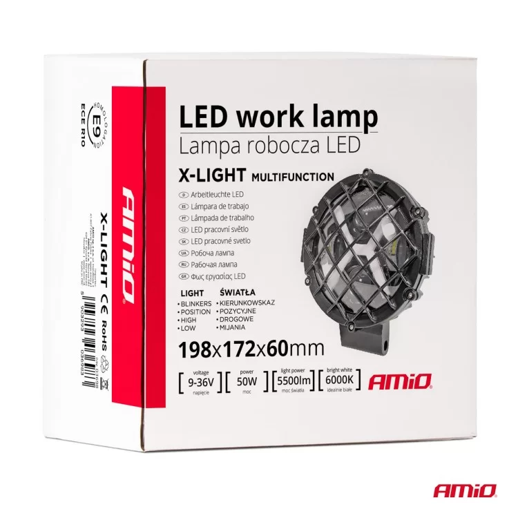 ΠΡΟΒΟΛΕΑΣ ΕΡΓΑΣΙΑΣ ΣΤΡΟΓΓΥΛΟΣ X-LIGHT 5.500lm 9>36V 60W 6.000K 9 led Φ170x170x65mm 4 ΧΡΗΣΕΩΝ ΑΜΙΟ - 1 ΤΕΜ. ΠΡΟΒΟΛΕΑΣ ΕΡΓΑΣΙΑΣ ΣΤΡΟΓΓΥΛΟΣ X-LIGHT 5.500lm 9>36V 60W 6.000K 9 led Φ170x170x65mm 4 ΧΡΗΣΕΩΝ ΑΜΙΟ - 1 ΤΕΜ.