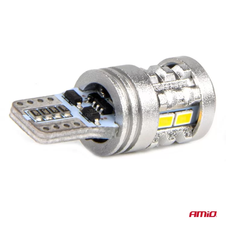 ΛΑΜΠΑΚΙΑ LED T10 W5W 12/24V LED 6x3020+1x3030SMD STANDARD ΛΕΥΚΑ ΑΜΙΟ - 2 ΤΕΜ. ΛΑΜΠΑΚΙΑ LED T10 W5W 12/24V LED 6x3020+1x3030SMD STANDARD ΛΕΥΚΑ ΑΜΙΟ - 2 ΤΕΜ.