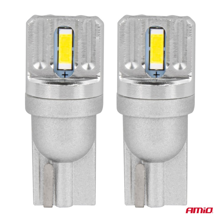 ΛΑΜΠΑΚΙΑ LED T10 W5W 12/24V LED 2x1860SMD STANDARD ΛΕΥΚΑ ΑΜΙΟ - 2 ΤΕΜ. ΛΑΜΠΑΚΙΑ LED T10 W5W 12/24V LED 2x1860SMD STANDARD ΛΕΥΚΑ ΑΜΙΟ - 2 ΤΕΜ.