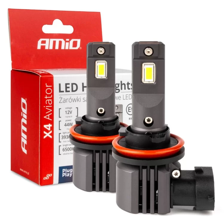 ΛΑΜΠΕΣ LED H8/Η9/Η11 12V 44W 6.500K 3.936lm X4 SERIES AVIATOR PLUG & PLAY ΑΜΙΟ - 2 ΤΕΜ. ΛΑΜΠΕΣ LED H8/Η9/Η11 12V 44W 6.500K 3.936lm X4 SERIES AVIATOR PLUG & PLAY ΑΜΙΟ - 2 ΤΕΜ.