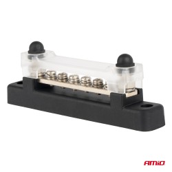Amio - ΜΠΑΡΑ ΚΑΛΩΔΙΩΝ / ΤΕΡΜΑΤΙΚΟ 6 ΘΕΣΕΩΝ M6 max 48V - 1 Τεμ. (03809/AM) Amio - ΜΠΑΡΑ ΚΑΛΩΔΙΩΝ / ΤΕΡΜΑΤΙΚΟ 6 ΘΕΣΕΩΝ M6 max 48V - 1 Τεμ. (03809/AM)