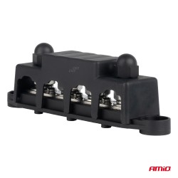 Amio - ΜΠΑΡΑ ΚΑΛΩΔΙΩΝ / ΤΕΡΜΑΤΙΚΟ 4 ΘΕΣΕΩΝ M10 max 48V - 1 Τεμ. (03811/AM) Amio - ΜΠΑΡΑ ΚΑΛΩΔΙΩΝ / ΤΕΡΜΑΤΙΚΟ 4 ΘΕΣΕΩΝ M10 max 48V - 1 Τεμ. (03811/AM)