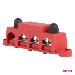 Amio - ΜΠΑΡΑ ΚΑΛΩΔΙΩΝ / ΤΕΡΜΑΤΙΚΟ 4 ΘΕΣΕΩΝ max 48V - 1 Τεμ. (03812/AM) Amio - ΜΠΑΡΑ ΚΑΛΩΔΙΩΝ / ΤΕΡΜΑΤΙΚΟ 4 ΘΕΣΕΩΝ max 48V - 1 Τεμ. (03812/AM)