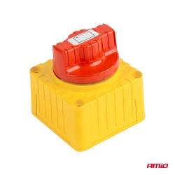 Amio - ΔΙΑΚΟΠΤΗΣ POWER-OFF ΜΠΑΤΑΡΙΑΣ ΣΕ ΒΑΣΗ 12-48V 300A ΜΑΥΡΟ/ΧΡΥΣΟ - 1 Τεμ. (03839/AM)