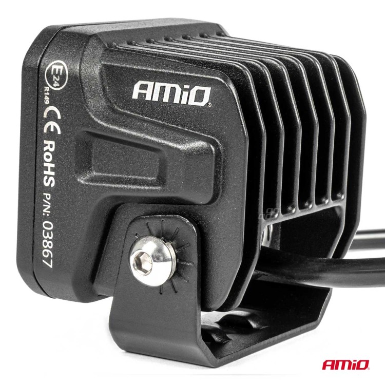 Amio - ΠΡΟΒΟΛΕΑΣ ΟΔΗΓΗΣΗΣ LED PRO IP67 10-30V 18W ΤΕΤΡΑΓΩΝΟΣ 82x78x76mm - 1 ΤΕΜ. (03867/AM) Amio - ΠΡΟΒΟΛΕΑΣ ΟΔΗΓΗΣΗΣ LED PRO IP67 10-30V 18W ΤΕΤΡΑΓΩΝΟΣ 82x78x76mm - 1 ΤΕΜ. (03867/AM)