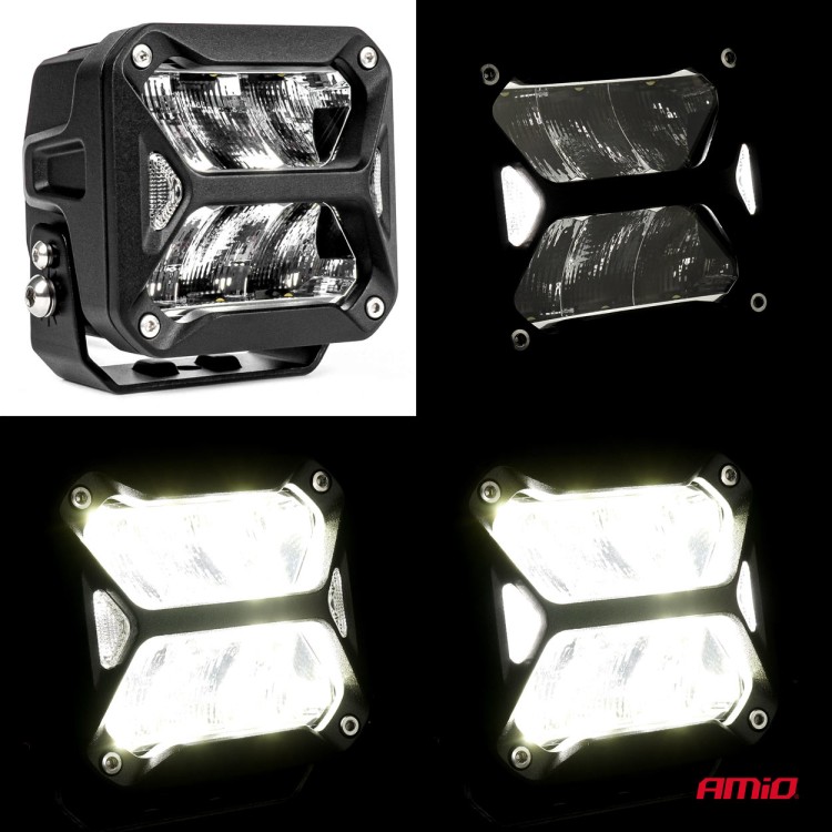 Amio - ΠΡΟΒΟΛΕΑΣ ΟΔΗΓΗΣΗΣ LED PRO IP67 10-30V 58W ΤΕΤΡΑΓΩΝΟΣ 107x102x86mm - 1 ΤΕΜ. (03868/AM) Amio - ΠΡΟΒΟΛΕΑΣ ΟΔΗΓΗΣΗΣ LED PRO IP67 10-30V 58W ΤΕΤΡΑΓΩΝΟΣ 107x102x86mm - 1 ΤΕΜ. (03868/AM)