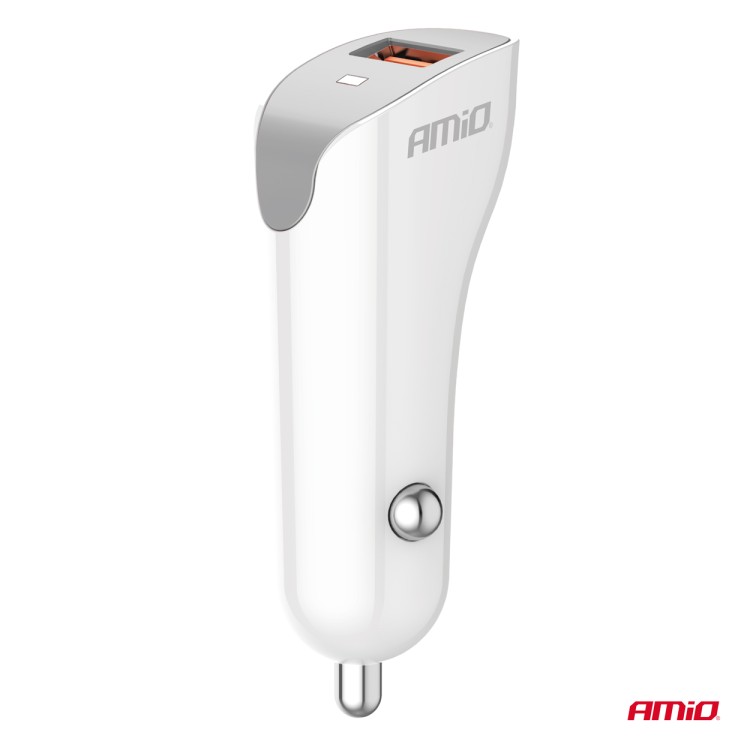 Amio - ΦΟΡΤΙΣΤΗΣ ΑΝΑΠΤΗΡΑ 12/24V ΜΕ 1 ΘΥΡΑ USB 10.5W 5V/2.1A ΛΕΥΚΟΣ - 1 Τεμ. (03873/AM) Amio - ΦΟΡΤΙΣΤΗΣ ΑΝΑΠΤΗΡΑ 12/24V ΜΕ 1 ΘΥΡΑ USB 10.5W 5V/2.1A ΛΕΥΚΟΣ - 1 Τεμ. (03873/AM)