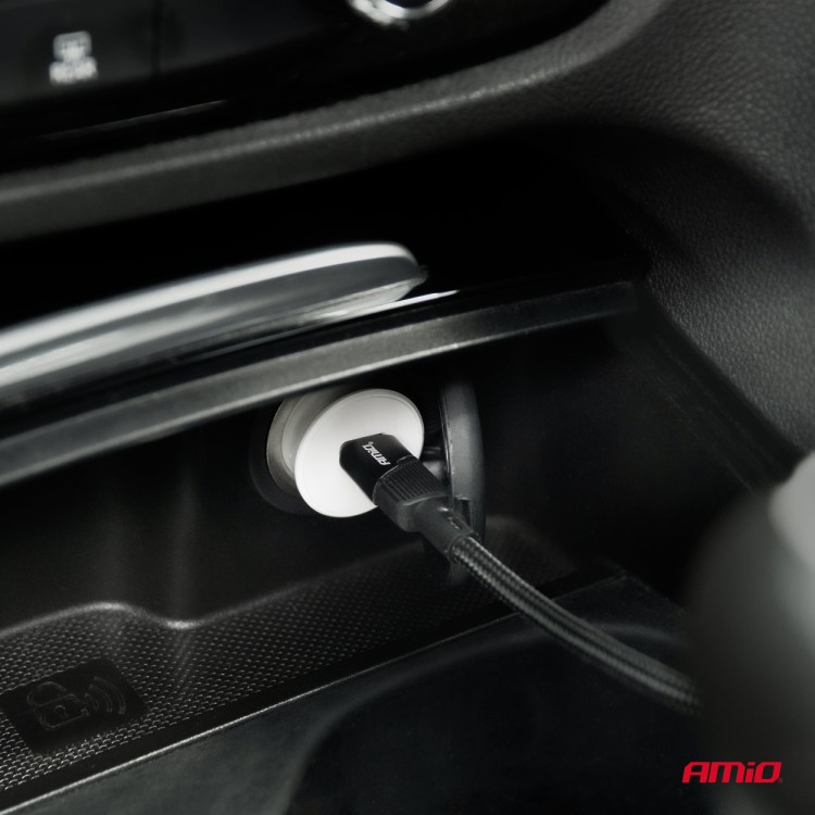 Amio - ΦΟΡΤΙΣΤΗΣ ΑΝΑΠΤΗΡΑ 12/24V ΜΕ 1 ΘΥΡΑ USB-C 20W 5V/3AQC ΤΑΧΕΙΑΣ ΦΟΡΤΙΣΗΣ ΛΕΥΚΟΣ - 1 Τεμ. (03876/AM) Amio - ΦΟΡΤΙΣΤΗΣ ΑΝΑΠΤΗΡΑ 12/24V ΜΕ 1 ΘΥΡΑ USB-C 20W 5V/3AQC ΤΑΧΕΙΑΣ ΦΟΡΤΙΣΗΣ ΛΕΥΚΟΣ - 1 Τεμ. (03876/AM)