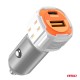 Amio - ΦΟΡΤΙΣΤΗΣ ΑΝΑΠΤΗΡΑ 12/24V ΜΕ 2 ΘΥΡΕΣ USB-C+USB 38W 5V/3AQC ΤΑΧΕΙΑΣ ΦΟΡΤΙΣΗΣ ΛΕΥΚΟΣ - 1 Τεμ. (03883/AM)