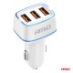 Amio - ΦΟΡΤΙΣΤΗΣ ΑΝΑΠΤΗΡΑ 12/24V ΜΕ 3 ΘΥΡΕΣ 3xUSB 30W 5V/3.0A ΛΕΥΚΟΣ 1 - 1 ΤΕΜ. (03889/AM) Amio - ΦΟΡΤΙΣΤΗΣ ΑΝΑΠΤΗΡΑ 12/24V ΜΕ 3 ΘΥΡΕΣ 3xUSB 30W 5V/3.0A ΛΕΥΚΟΣ 1 - 1 ΤΕΜ. (03889/AM)