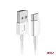 ΚΑΛΩΔΙΑ ΦΟΡΤΙΣΗΣ ΚΑΙ ΜΕΤΑΦΟΡΑΣ ΔΕΔΟΜΕΝΩΝ USB ΣΕ USB-C 200cm 2A ΛΕΥΚΟ ΑΜΙΟ - 1 ΤΕΜ. ΚΑΛΩΔΙΑ ΦΟΡΤΙΣΗΣ ΚΑΙ ΜΕΤΑΦΟΡΑΣ ΔΕΔΟΜΕΝΩΝ USB ΣΕ USB-C 200cm 2A ΛΕΥΚΟ ΑΜΙΟ - 1 ΤΕΜ.
