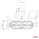 Amio - ΣΤΡΟΜΠΟ 12/24V 4xSMD LED 12W (4x3W) R65 R10 IP6K9K 95x30mm - 1 ΤΕΜ. (03929/AM) Amio - ΣΤΡΟΜΠΟ 12/24V 4xSMD LED 12W (4x3W) R65 R10 IP6K9K 95x30mm - 1 ΤΕΜ. (03929/AM)