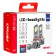 Amio - Λάμπες LED HB3 τύπου Series X5 Winger τάση λειτουργίας 12V απόδοσης 50W Can-bus για Επιβατικά Αυτοκίνητα - 2 τεμ. (03948/AM)
