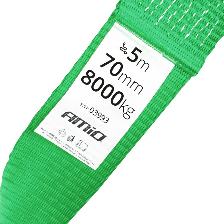 ΙΜΑΝΤΑΣ ΡΥΜΟΥΛΚΗΣΗΣ TOW ROPE ΠΡΑΣΙΝΟ 75mm 8000KG 5m AMIO - 1 τεμ. ΙΜΑΝΤΑΣ ΡΥΜΟΥΛΚΗΣΗΣ TOW ROPE ΠΡΑΣΙΝΟ 75mm 8000KG 5m AMIO - 1 τεμ.