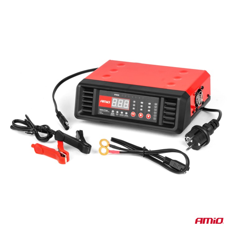ΦΟΡΤΙΣΤΗΣ ΜΠΑΤΑΡΙΑΣ 6/12V max10A ΨΗΦΙΑΚΟΣ AMIO - 1 τεμ. ΦΟΡΤΙΣΤΗΣ ΜΠΑΤΑΡΙΑΣ 6/12V max10A ΨΗΦΙΑΚΟΣ AMIO - 1 τεμ.