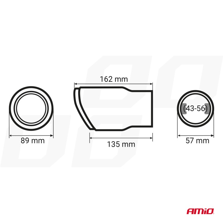 Amio - ΑΚΡΟ (ΜΠΟΥΚΑ) ΕΞΑΤΜΙΣΗΣ MT-028C AKR ΧΡΩΜΙΟ/CARBON Φ43>56 155x89mm - 1 ΤΕΜ. (04065/AM) Amio - ΑΚΡΟ (ΜΠΟΥΚΑ) ΕΞΑΤΜΙΣΗΣ MT-028C AKR ΧΡΩΜΙΟ/CARBON Φ43>56 155x89mm - 1 ΤΕΜ. (04065/AM)