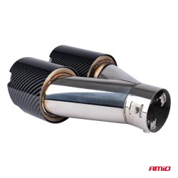 Amio - ΑΚΡΟ (ΜΠΟΥΚΑ) ΕΞΑΤΜΙΣΗΣ ΔΙΠΛΗ ΑΠΟΛΗΞΗ MT-029C RIGHT AKR ΧΡΩΜΙΟ/CARBON Φ32-52 245x(89χ2)mm - 1 τεμ. (04070/AM) Amio - ΑΚΡΟ (ΜΠΟΥΚΑ) ΕΞΑΤΜΙΣΗΣ ΔΙΠΛΗ ΑΠΟΛΗΞΗ MT-029C RIGHT AKR ΧΡΩΜΙΟ/CARBON Φ32-52 245x(89χ2)mm - 1 τεμ. (04070/AM)
