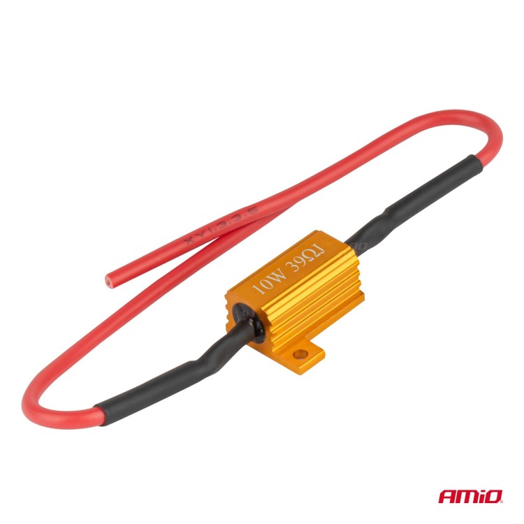 Amio - CANBUS Αντίσταση 39Ω 10W για LED Λάμπες – Anti Error - 1 τεμ. (04091/AM) Amio - CANBUS Αντίσταση 39Ω 10W για LED Λάμπες – Anti Error - 1 τεμ. (04091/AM)