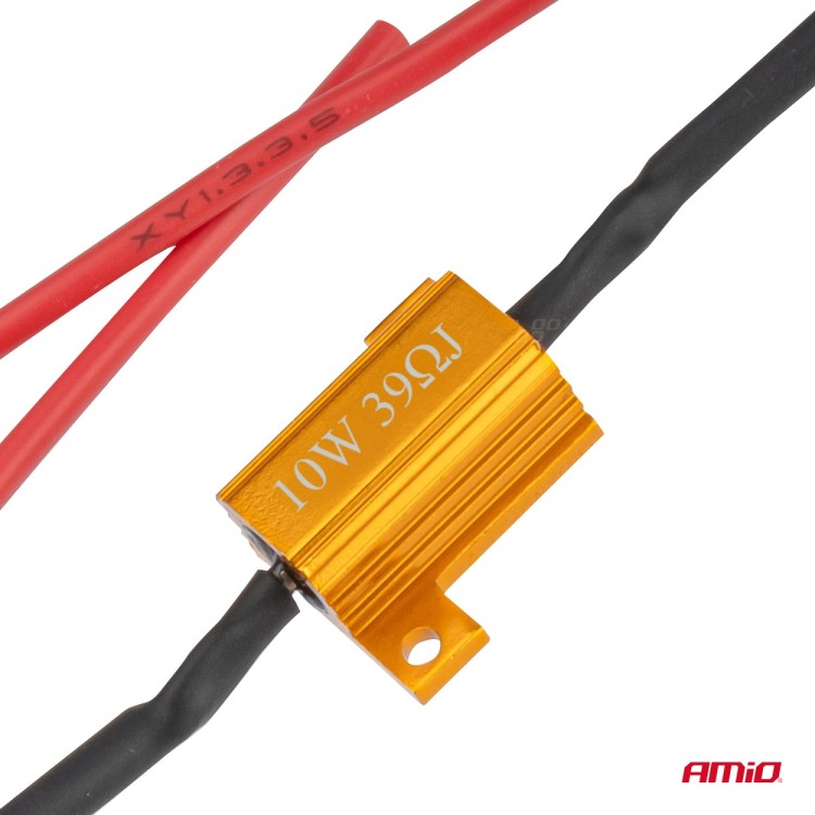 Amio - CANBUS Αντίσταση 39Ω 10W για LED Λάμπες – Anti Error - 1 τεμ. (04091/AM) Amio - CANBUS Αντίσταση 39Ω 10W για LED Λάμπες – Anti Error - 1 τεμ. (04091/AM)