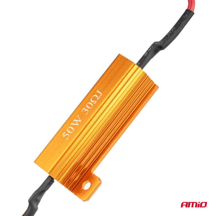 Amio - ΑΝΤΙΣΤΑΣΗ CAN-BUS 12V 50W 30Ω (CANCELLER) - 1 τεμ. (04097/AM)