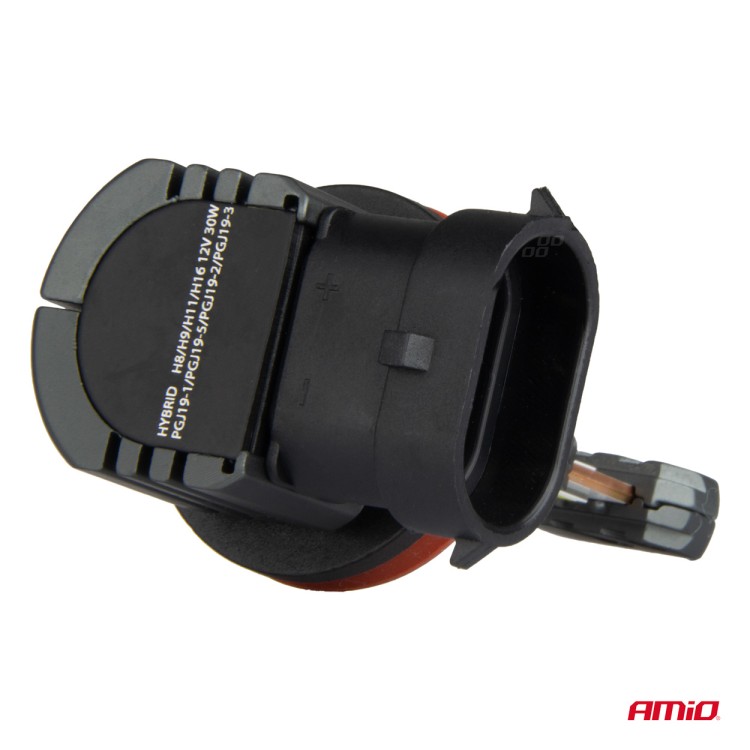 ΛΑΜΠΕΣ LED H8/Η9/Η11/Η16 12V 60W 6.000K 5.600lm +400% LED CAN-BUS HYBRID SERIES AMIO - 2 ΤΕΜ. ΛΑΜΠΕΣ LED H8/Η9/Η11/Η16 12V 60W 6.000K 5.600lm +400% LED CAN-BUS HYBRID SERIES AMIO - 2 ΤΕΜ.