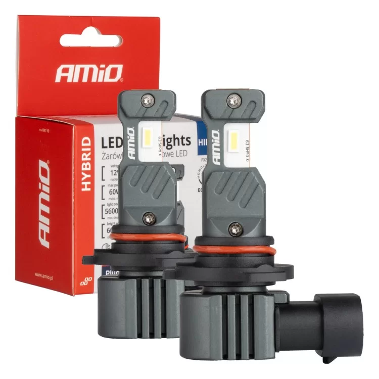 ΛΑΜΠΕΣ LED HIR2 12V 60W 6.000K 5.600lm +400% LED CAN-BUS HYBRID SERIES AMIO - 2 ΤΕΜ. ΛΑΜΠΕΣ LED HIR2 12V 60W 6.000K 5.600lm +400% LED CAN-BUS HYBRID SERIES AMIO - 2 ΤΕΜ.