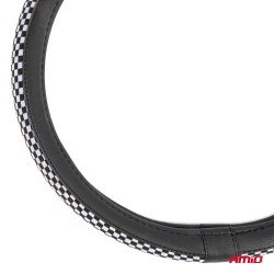 Amio - ΚΑΛΥΜΜΑ ΤΙΜΟΝΙΟΥ SWC-60 (M) 37>39cm ΜΑΥΡΟ ΜΕ ΣΧΕΔΙΟ ΑΣΠΡΟΜΑΥΡΗ ΣΚΑΚΙΕΡΑ - 1 ΤΕΜ. (04170/AM) Amio - ΚΑΛΥΜΜΑ ΤΙΜΟΝΙΟΥ SWC-60 (M) 37>39cm ΜΑΥΡΟ ΜΕ ΣΧΕΔΙΟ ΑΣΠΡΟΜΑΥΡΗ ΣΚΑΚΙΕΡΑ - 1 ΤΕΜ. (04170/AM)