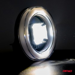 Amio - ΠΡΟΒΟΛΕΑΣ ΕΡΓΑΣΙΑΣ ΣΤΡΟΓΓΥΛΟΣ LED 45W 9-36V 8.000lm 6.500K AWL58 - 1 ΤΕΜ. (04199/AM)