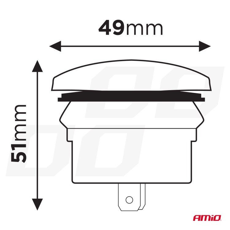 Amio - ΠΡΙΖΑ ΜΕ 2 ΘΥΡΕΣ-USB & USB-C ΚΑΙ ΚΑΠΑΚΙ 12/24V QUICK CHARGE 3.0 ΑΔΙΑΒΡΟΧΗ ΜΑΚΡΟΣΤΕΝΟ ΣΧΗΜΑ ΜΑΥΡΗ - 1 Τεμ. (04229/AM) Amio - ΠΡΙΖΑ ΜΕ 2 ΘΥΡΕΣ-USB & USB-C ΚΑΙ ΚΑΠΑΚΙ 12/24V QUICK CHARGE 3.0 ΑΔΙΑΒΡΟΧΗ ΜΑΚΡΟΣΤΕΝΟ ΣΧΗΜΑ ΜΑΥΡΗ - 1 Τεμ. (04229/AM)