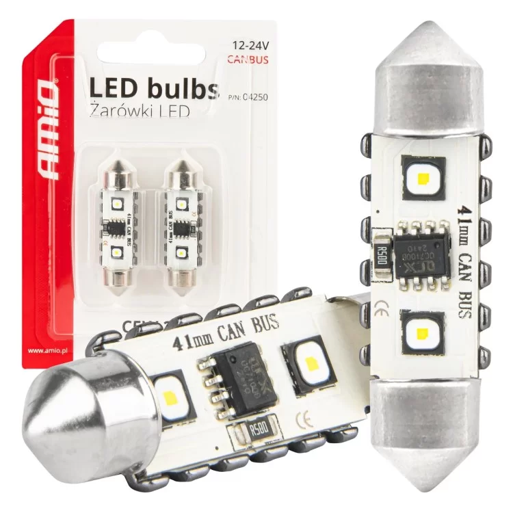 ΛΑΜΠΑΚΙΑ ΠΛΑΦΟΝΙΕΡΑΣ 41mm 12/24V C5W 5500K 12xSMD 3838 CAN-BUS FESTOON (ΛΕΥΚΟ) ΑΜΙΟ - 2 ΤΕΜ. ΛΑΜΠΑΚΙΑ ΠΛΑΦΟΝΙΕΡΑΣ 41mm 12/24V C5W 5500K 12xSMD 3838 CAN-BUS FESTOON (ΛΕΥΚΟ) ΑΜΙΟ - 2 ΤΕΜ.