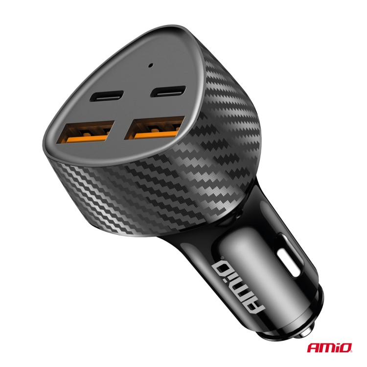 Amio - ΦΟΡΤΙΣΤΗΣ ΑΝΑΠΤΗΡΑ ΜΕ 4 ΘΥΡΕΣ 2xUSB-A+2xUSB-C 50W ΜΑΥΡΟ - 1 Τεμ. (04284/AM) Amio - ΦΟΡΤΙΣΤΗΣ ΑΝΑΠΤΗΡΑ ΜΕ 4 ΘΥΡΕΣ 2xUSB-A+2xUSB-C 50W ΜΑΥΡΟ - 1 Τεμ. (04284/AM)