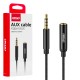 Amio - ΚΑΛΩΔΙΟ ΣΥΝΔΕΣΗΣ AUX MINI JACK ΑΠΟ ΑΡΣΕΝΙΚΟ 3.5mm ΣΕ ΘΗΛΥΚΟ 3.5mm 2m - 1 Τεμ. (04296/AM) Amio - ΚΑΛΩΔΙΟ ΣΥΝΔΕΣΗΣ AUX MINI JACK ΑΠΟ ΑΡΣΕΝΙΚΟ 3.5mm ΣΕ ΘΗΛΥΚΟ 3.5mm 2m - 1 Τεμ. (04296/AM)