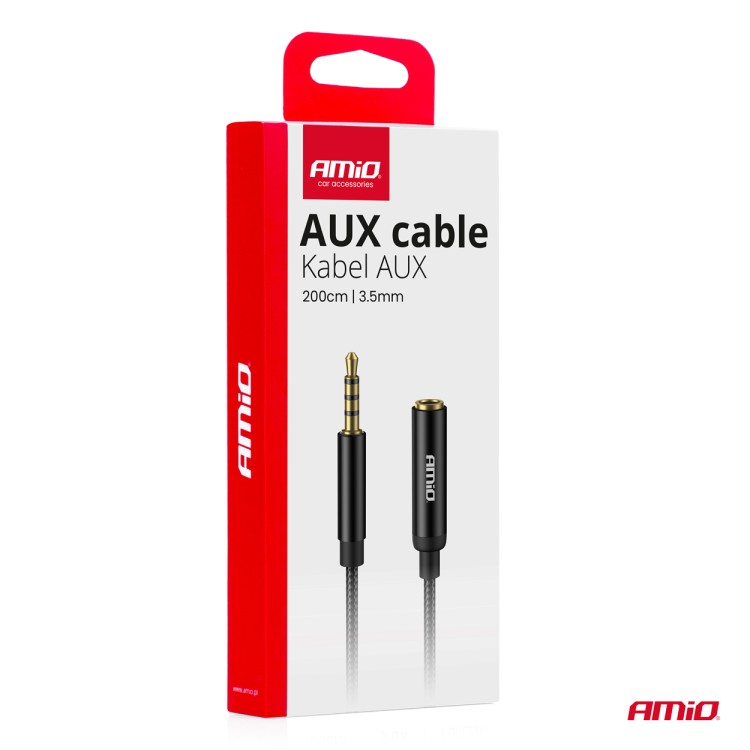 Amio - ΚΑΛΩΔΙΟ ΣΥΝΔΕΣΗΣ AUX MINI JACK ΑΠΟ ΑΡΣΕΝΙΚΟ 3.5mm ΣΕ ΘΗΛΥΚΟ 3.5mm 2m - 1 Τεμ. (04296/AM) Amio - ΚΑΛΩΔΙΟ ΣΥΝΔΕΣΗΣ AUX MINI JACK ΑΠΟ ΑΡΣΕΝΙΚΟ 3.5mm ΣΕ ΘΗΛΥΚΟ 3.5mm 2m - 1 Τεμ. (04296/AM)