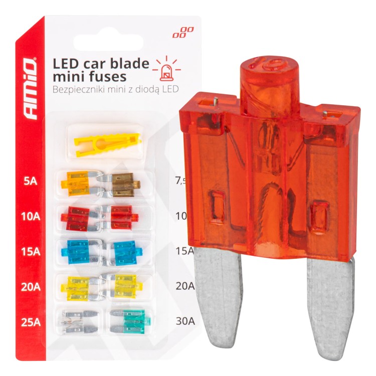 Amio - ΑΣΦΑΛΕΙΕΣ MINI BLADE (ΜΑΧΑΙΡΩΤΕΣ) & ΕΡΓΑΛΕΙΟ ΑΦΑΙΡΕΣΗΣ ΚΑΡΤΕΛΑ (5A/10A/15A/ 20A/25A) -10 ΤΕΜ. (04340/AM) Amio - ΑΣΦΑΛΕΙΕΣ MINI BLADE (ΜΑΧΑΙΡΩΤΕΣ) & ΕΡΓΑΛΕΙΟ ΑΦΑΙΡΕΣΗΣ ΚΑΡΤΕΛΑ (5A/10A/15A/ 20A/25A) -10 ΤΕΜ. (04340/AM)