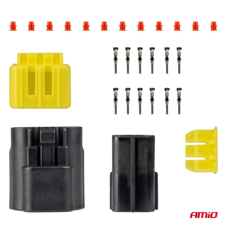 Amio - ΦΙΣΑ ΣΥΝΔΕΣΗΣ ΜΕ ΥΠΟΔΟΧΗ 6 PIN Φ2,2mm ΑΔΙΑΒΡΟΧΗ - 1 τεμ. (04349/AM) Amio - ΦΙΣΑ ΣΥΝΔΕΣΗΣ ΜΕ ΥΠΟΔΟΧΗ 6 PIN Φ2,2mm ΑΔΙΑΒΡΟΧΗ - 1 τεμ. (04349/AM)
