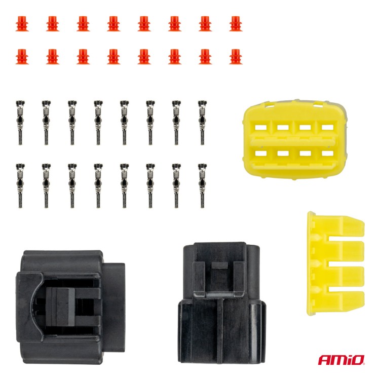 Amio - ΦΙΣΑ ΣΥΝΔΕΣΗΣ ΜΕ ΥΠΟΔΟΧΗ 8 PIN Φ2,2mm ΑΔΙΑΒΡΟΧΗ - 1 τεμ. (04350/AM) Amio - ΦΙΣΑ ΣΥΝΔΕΣΗΣ ΜΕ ΥΠΟΔΟΧΗ 8 PIN Φ2,2mm ΑΔΙΑΒΡΟΧΗ - 1 τεμ. (04350/AM)