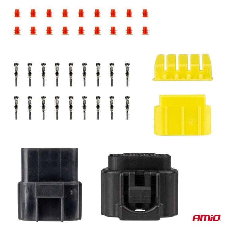Amio - ΦΙΣΑ ΣΥΝΔΕΣΗΣ ΜΕ ΥΠΟΔΟΧΗ 10 PIN Φ2,2mm ΑΔΙΑΒΡΟΧΗ - 1 τεμ. (04351/AM) Amio - ΦΙΣΑ ΣΥΝΔΕΣΗΣ ΜΕ ΥΠΟΔΟΧΗ 10 PIN Φ2,2mm ΑΔΙΑΒΡΟΧΗ - 1 τεμ. (04351/AM)