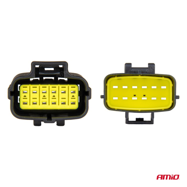 Amio - ΦΙΣΑ ΣΥΝΔΕΣΗΣ ΜΕ ΥΠΟΔΟΧΗ 12 PIN Φ2,2mm ΑΔΙΑΒΡΟΧΗ - 1 τεμ. (04352/AM) Amio - ΦΙΣΑ ΣΥΝΔΕΣΗΣ ΜΕ ΥΠΟΔΟΧΗ 12 PIN Φ2,2mm ΑΔΙΑΒΡΟΧΗ - 1 τεμ. (04352/AM)